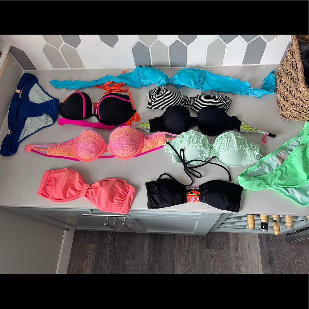 Lot of Victoria’s Secret bathing suits 10 pc